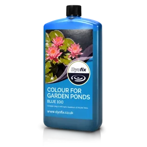 liquid dye for small garden ponds blue colour